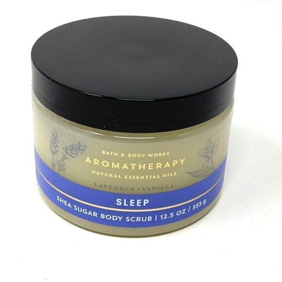 Bath & Body Works Aromatherapy Sleep Lavender Vanilla Shea Sugar Body Scrub - Picture 1 of 4